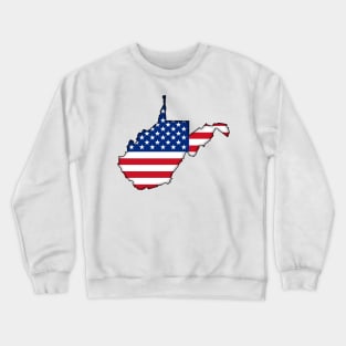 West Virginia USA Crewneck Sweatshirt